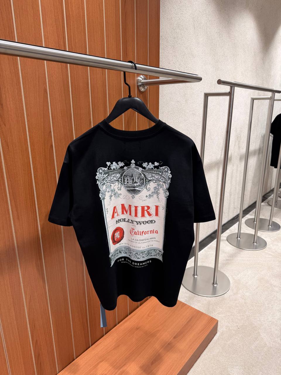 Amiri - T-Shirt Noir Hollywood California - NV ESSENTIALS