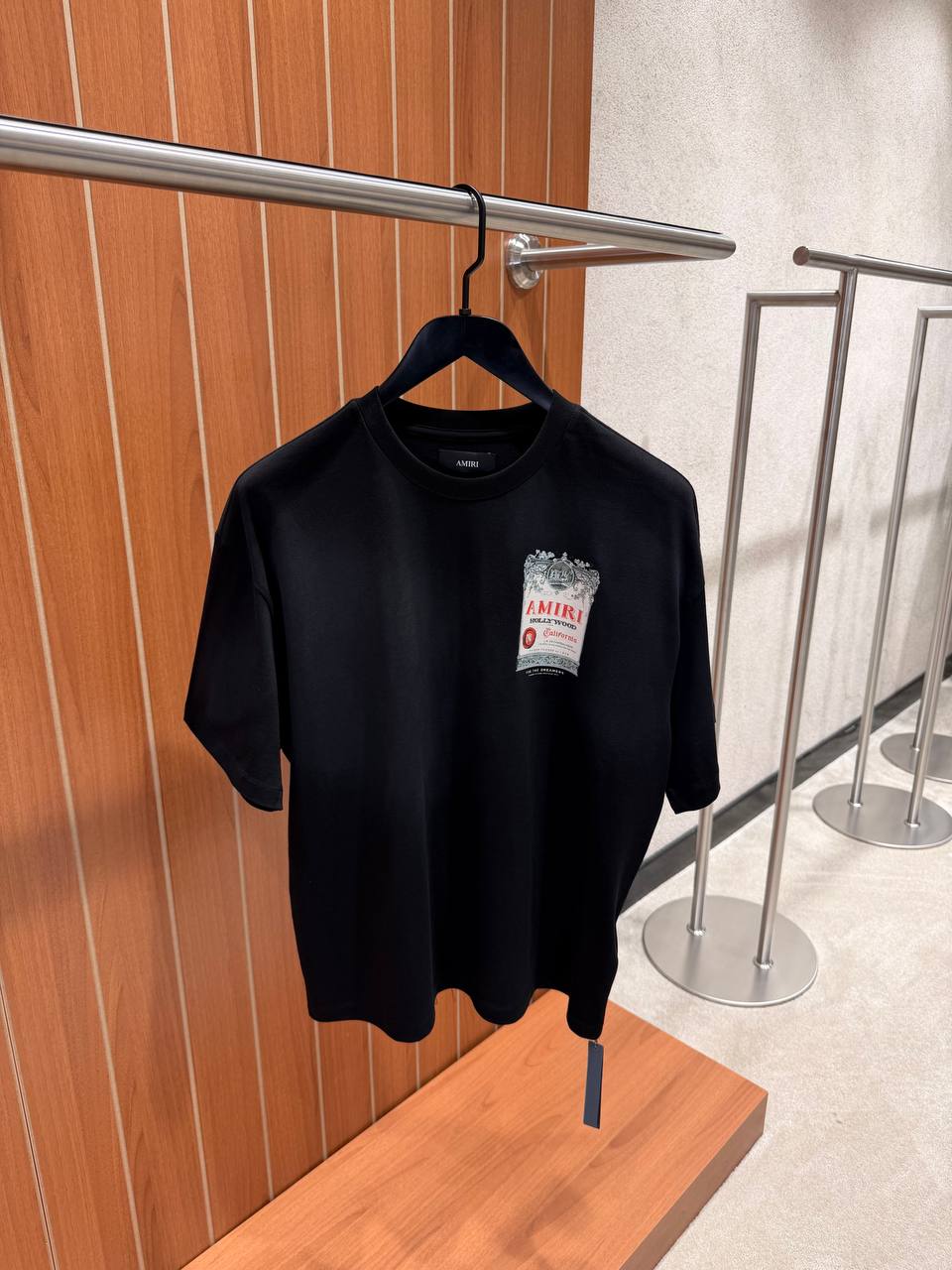 Amiri - T-Shirt Noir Hollywood California - NV ESSENTIALS