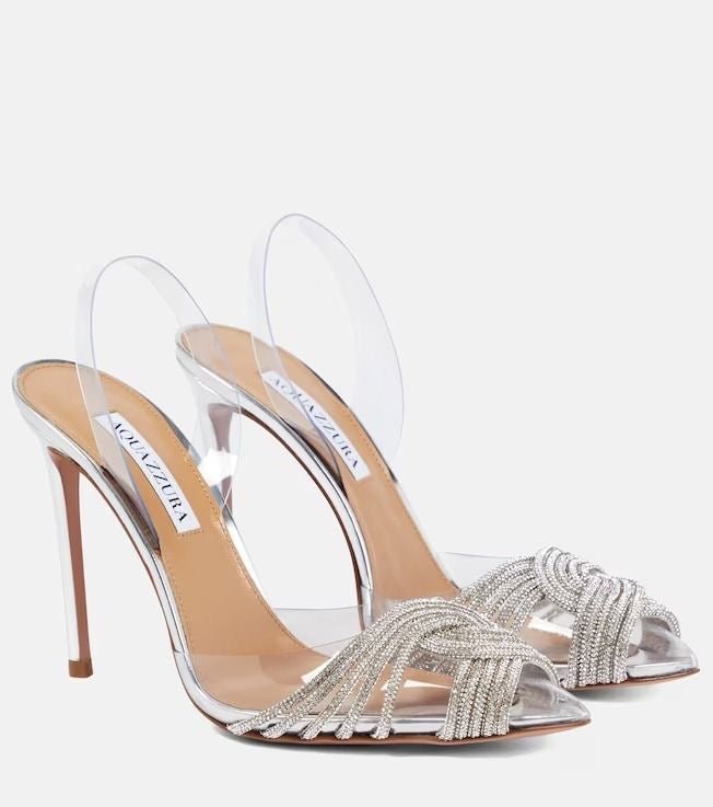 AQUA GATSBY HEELS SILVER - NV ESSENTIALS