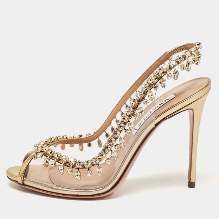 AQUA TEMPTATION HEELS GOLD - NV ESSENTIALS