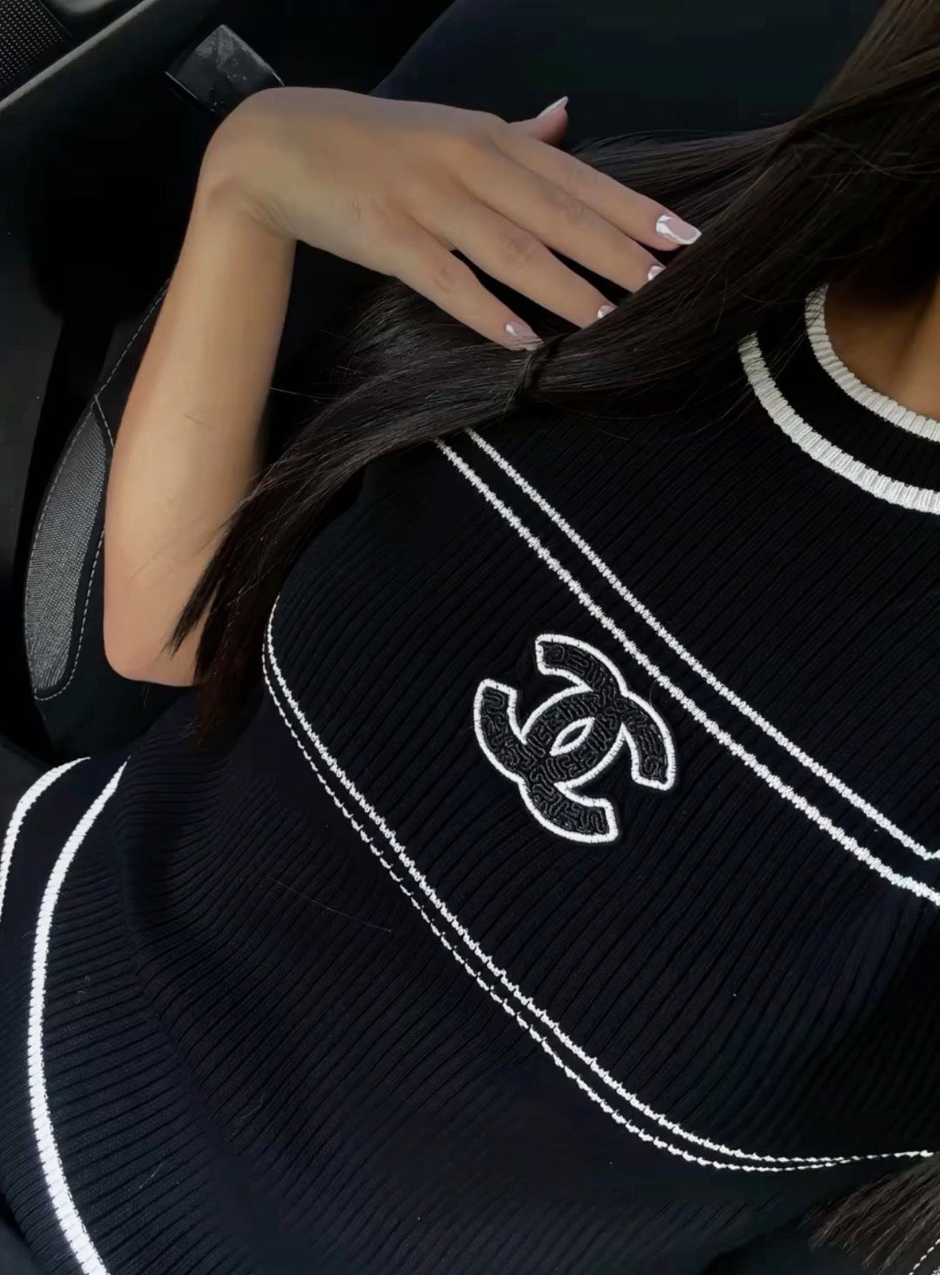 CANDICE STRIPE TOP - NV ESSENTIALS