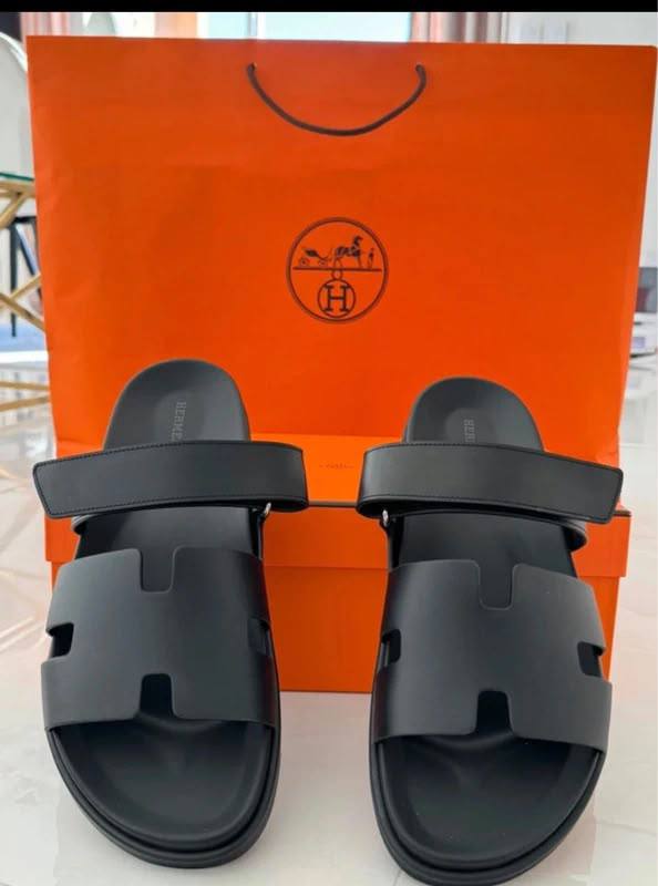 Hermes Chypre Leather Full Black - NV ESSENTIALS