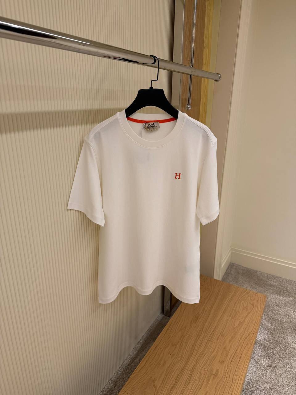 Hermès – Orange H Logo Tee – Essential Collection - NV ESSENTIALS