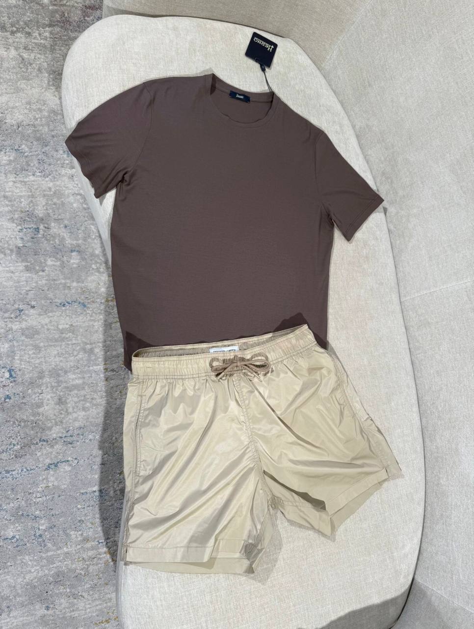Herno Set Brown and Beige - NV ESSENTIALS