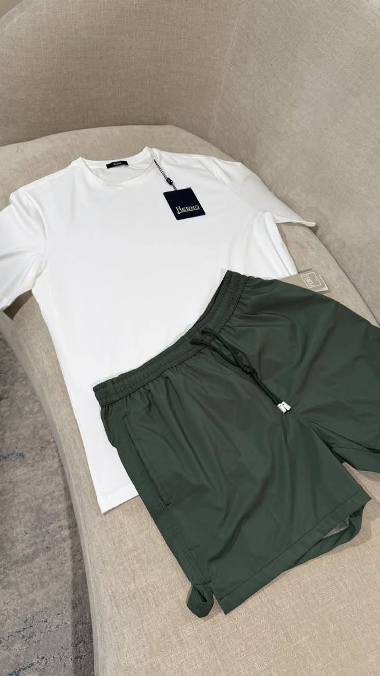 Herno Set White & Green - NV ESSENTIALS