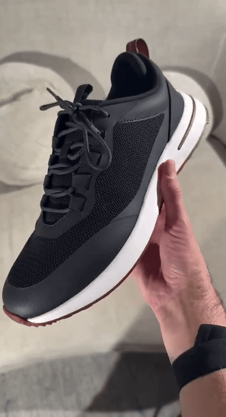 Loro Piana Week-End Walk Black - NV ESSENTIALS