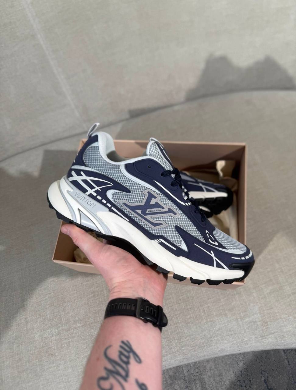 Louis Vuitton Runner Marine/Gris - NV ESSENTIALS