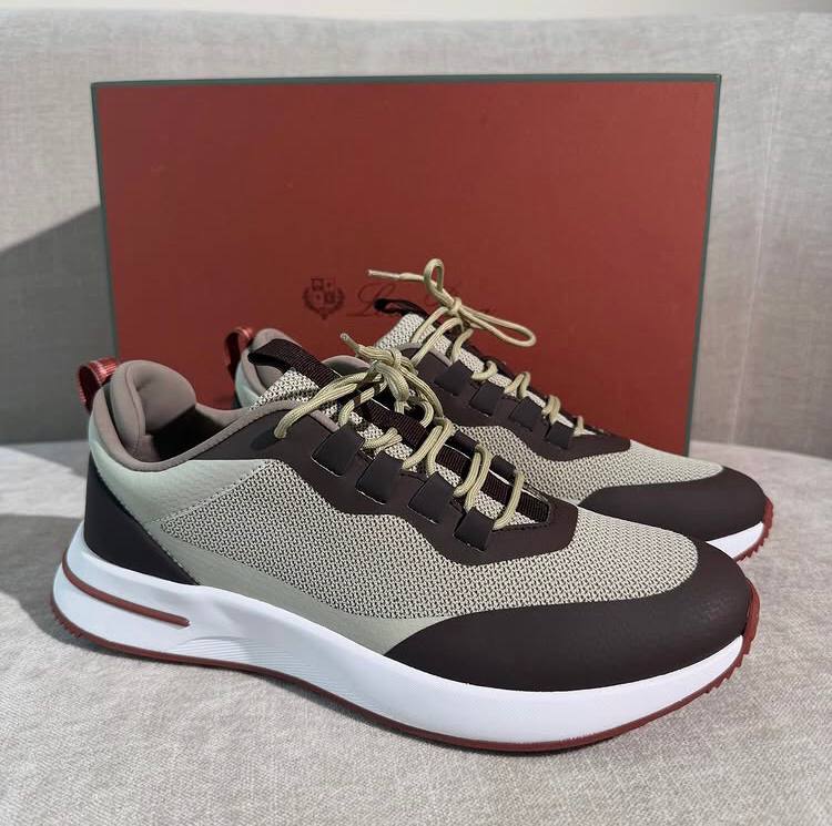 Loro Piana Weekend Walk Beige & Brown