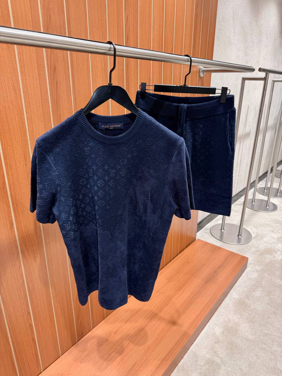 Set Louis Vuitton Navy Monogram Terry - NV ESSENTIALS