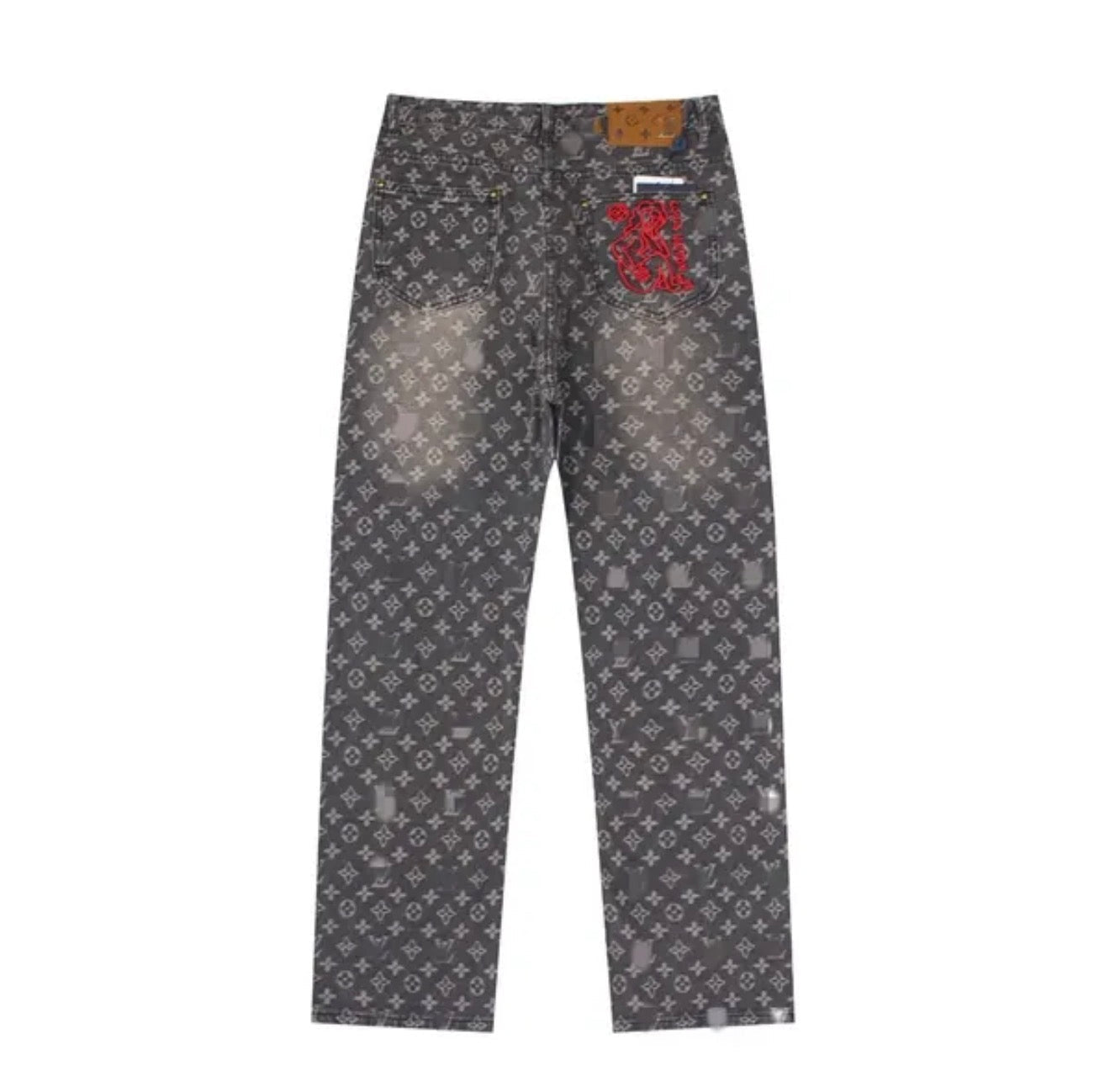 VINTAGE MONOGRAM JEANS - NV ESSENTIALS