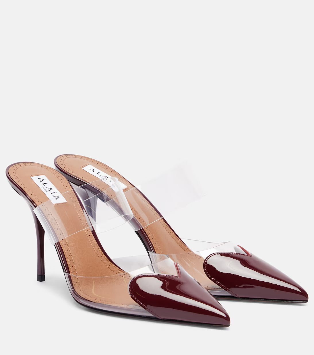 ALAÏ SANDAL HEELS BORDEAUX - NV ESSENTIALS