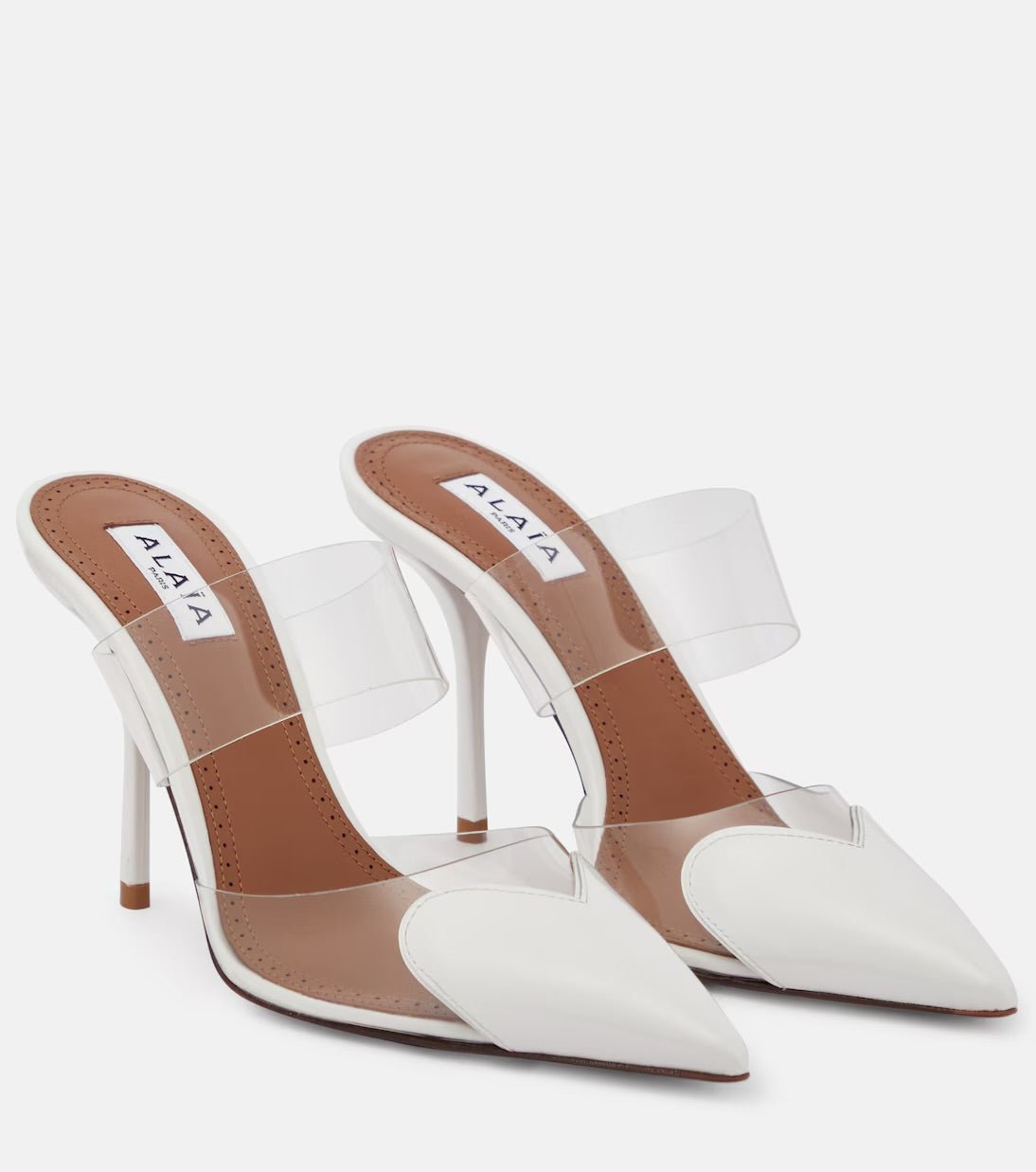 ALAÏ SANDAL HEELS WHITE - NV ESSENTIALS