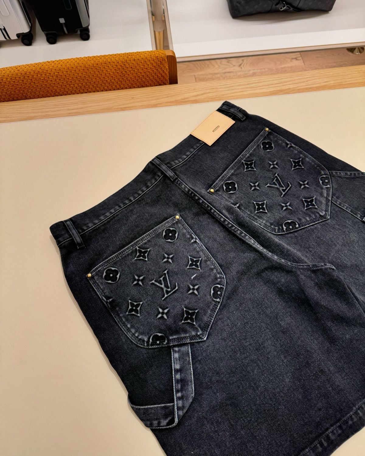 carpenter denim jeans black - NV ESSENTIALS
