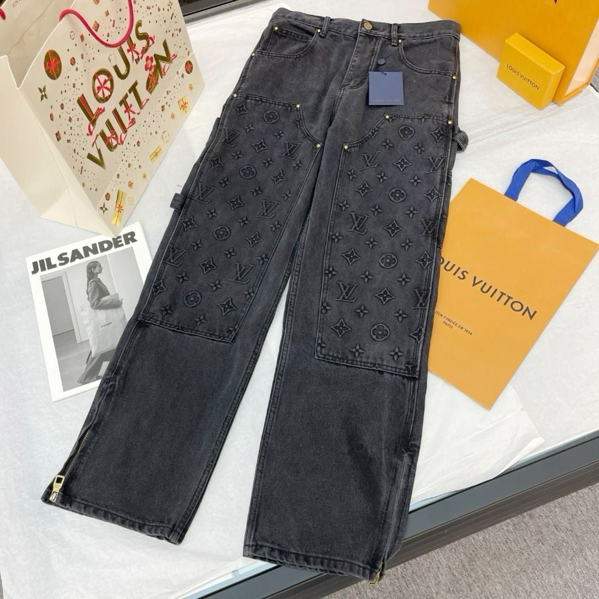 carpenter denim jeans black - NV ESSENTIALS