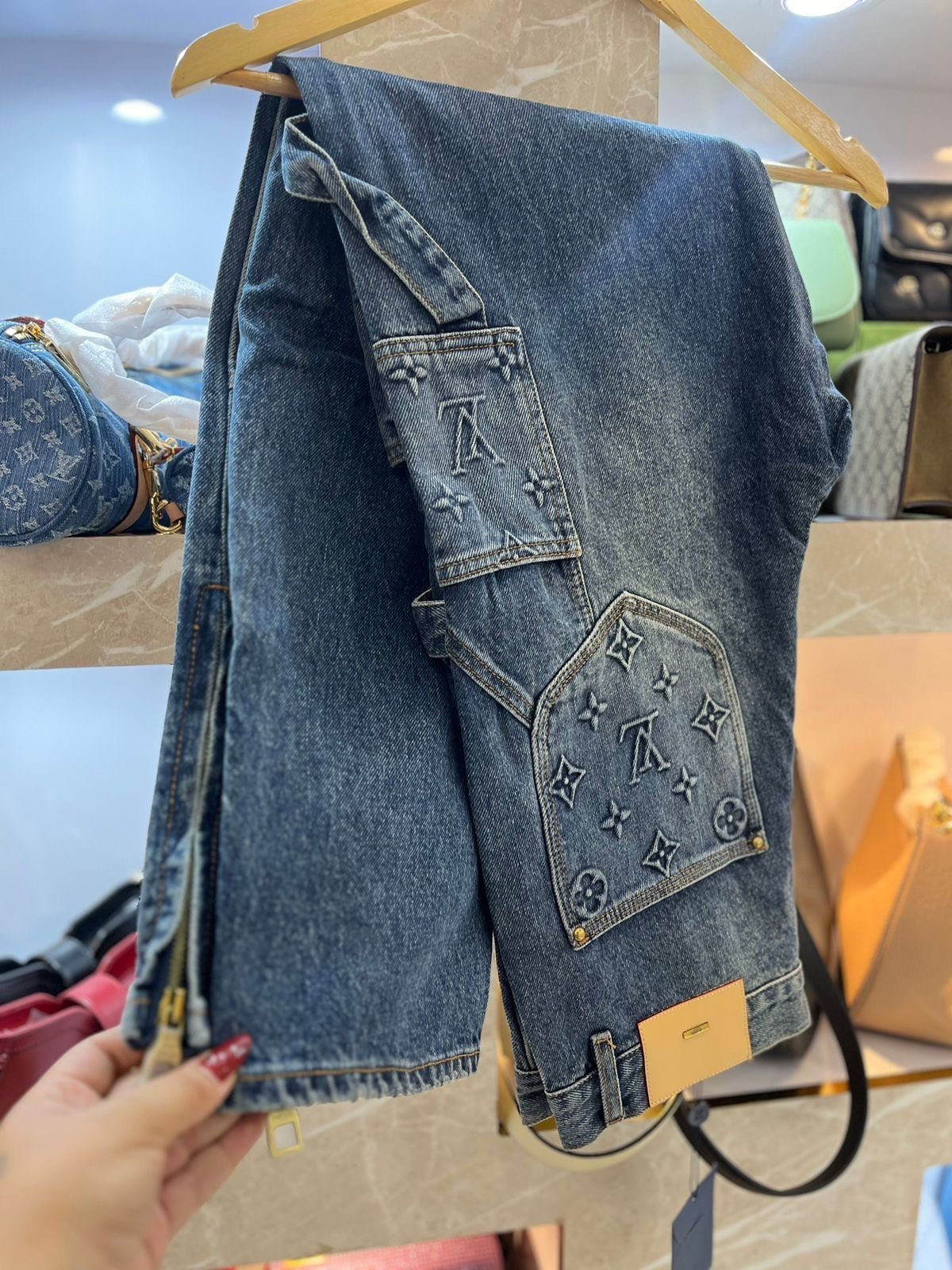 carpenter denim jeans dark wash - NV ESSENTIALS