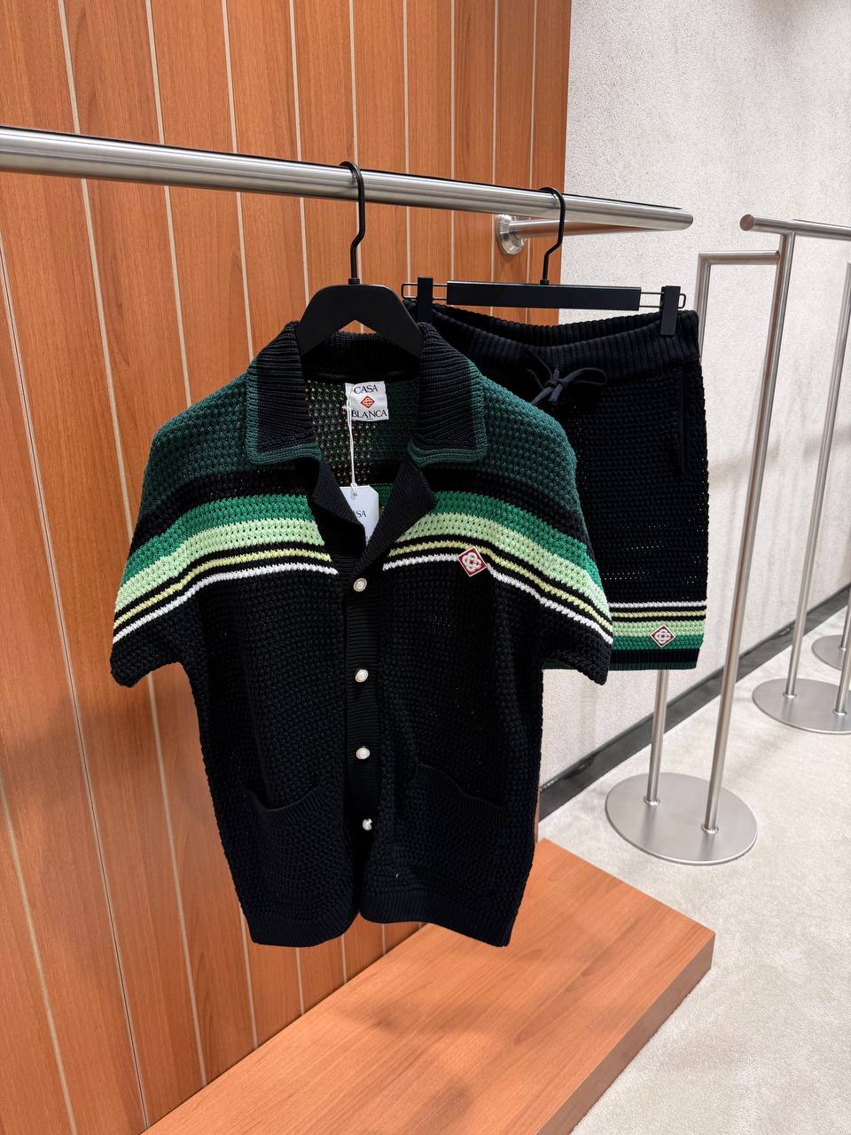 Casablanca - Set Crochet Noir / Vert - NV ESSENTIALS