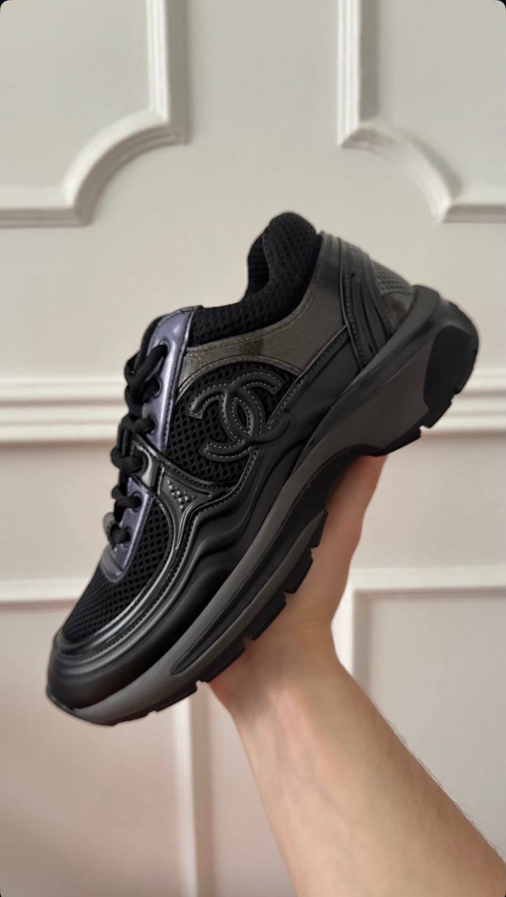 Chanel CC Runners Black - NV ESSENTIALS