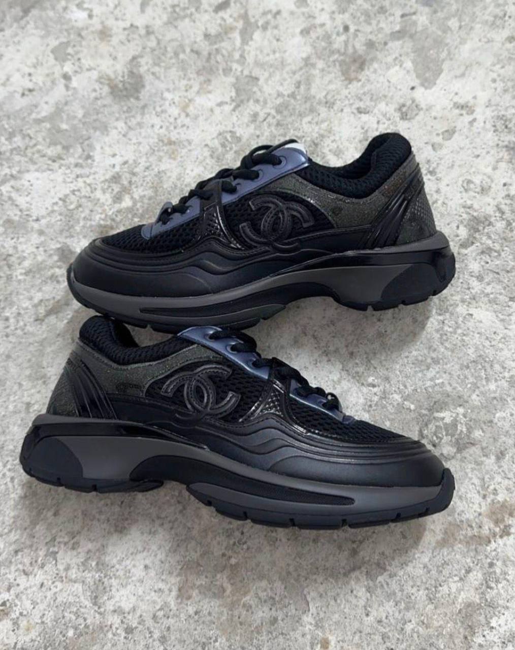 Chanel CC Runners FULL BLACK - NV ESSENTIALS