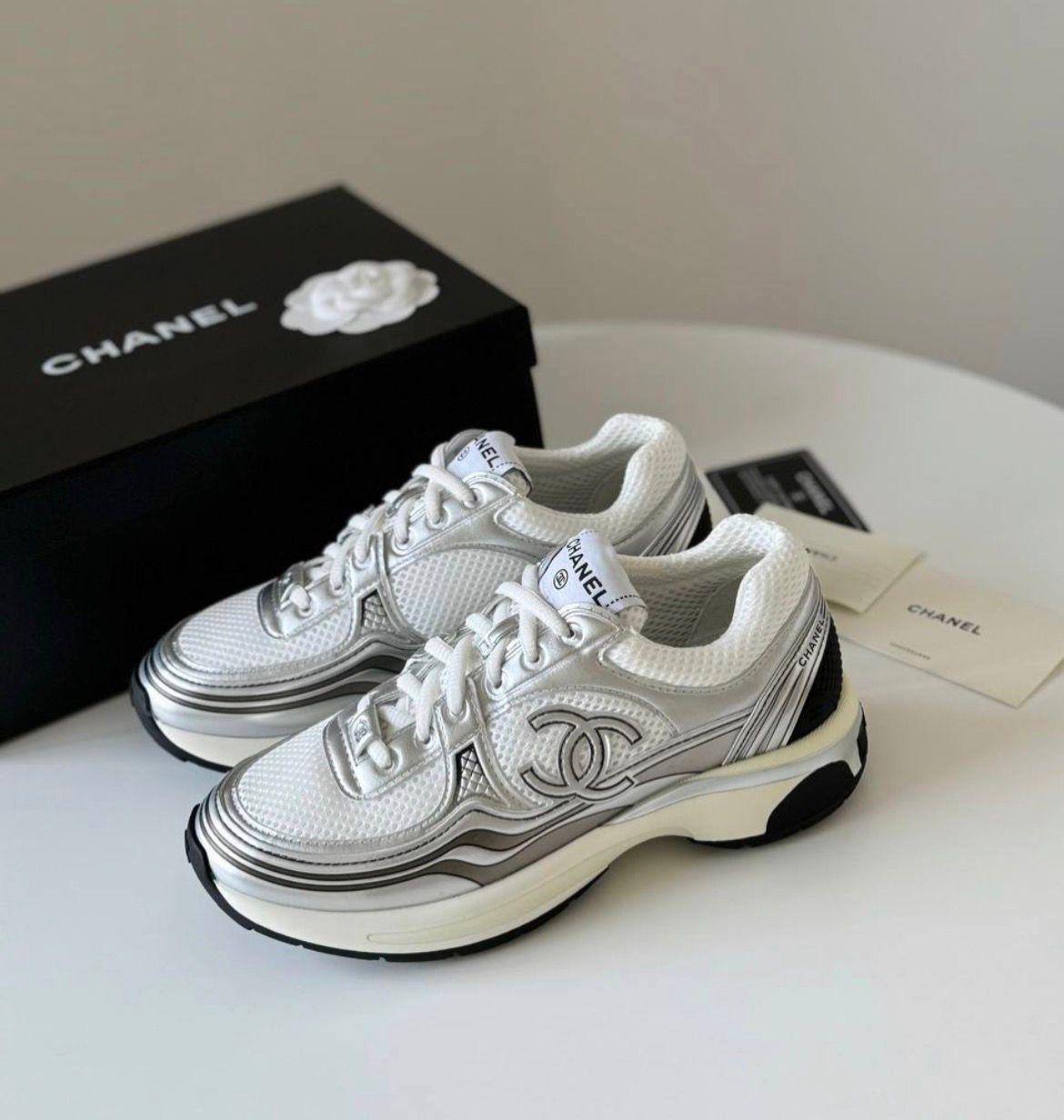 Chanel CC Runners Silver - NV ESSENTIALS