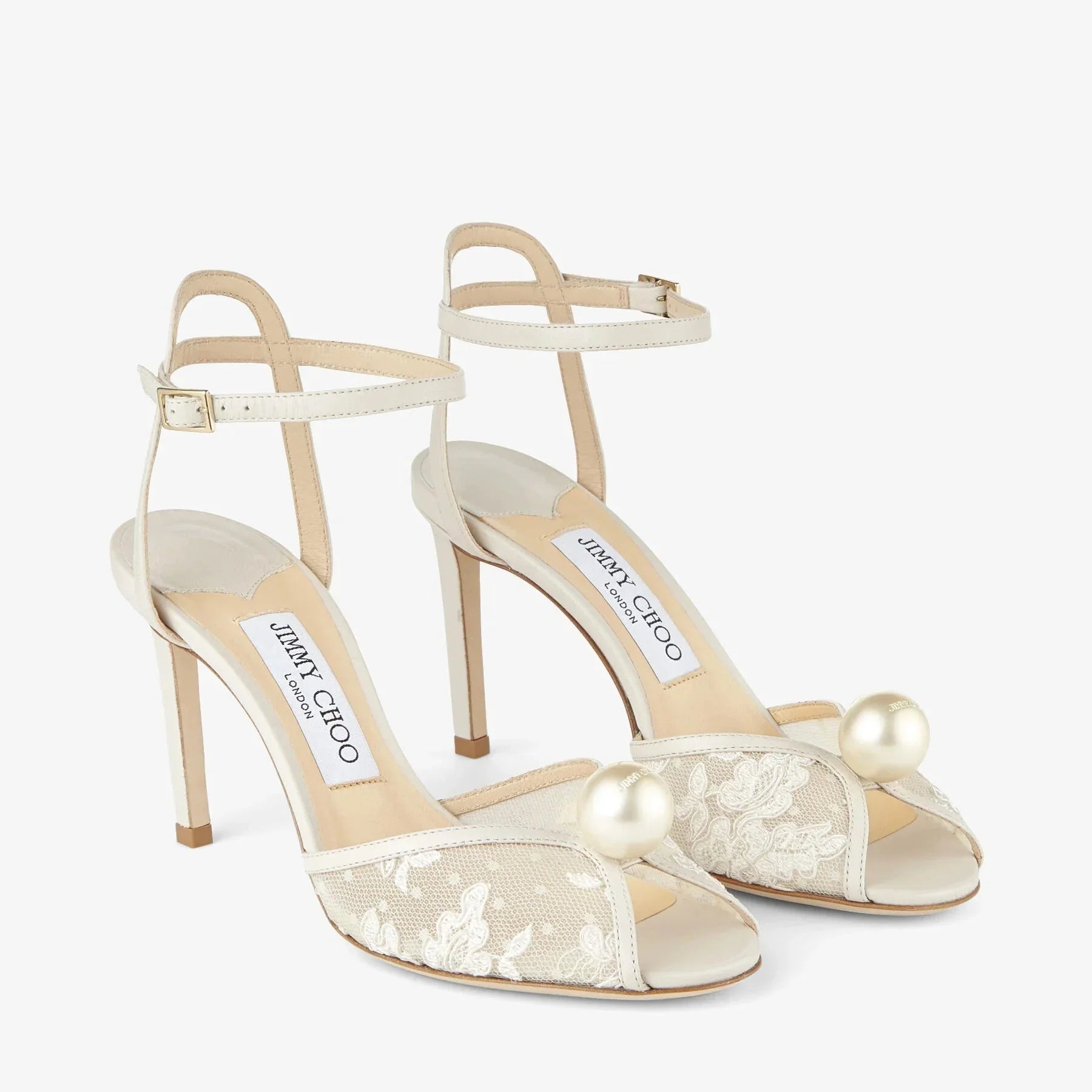 CHOO LACE PEARL HEELS - NV WARDROBE