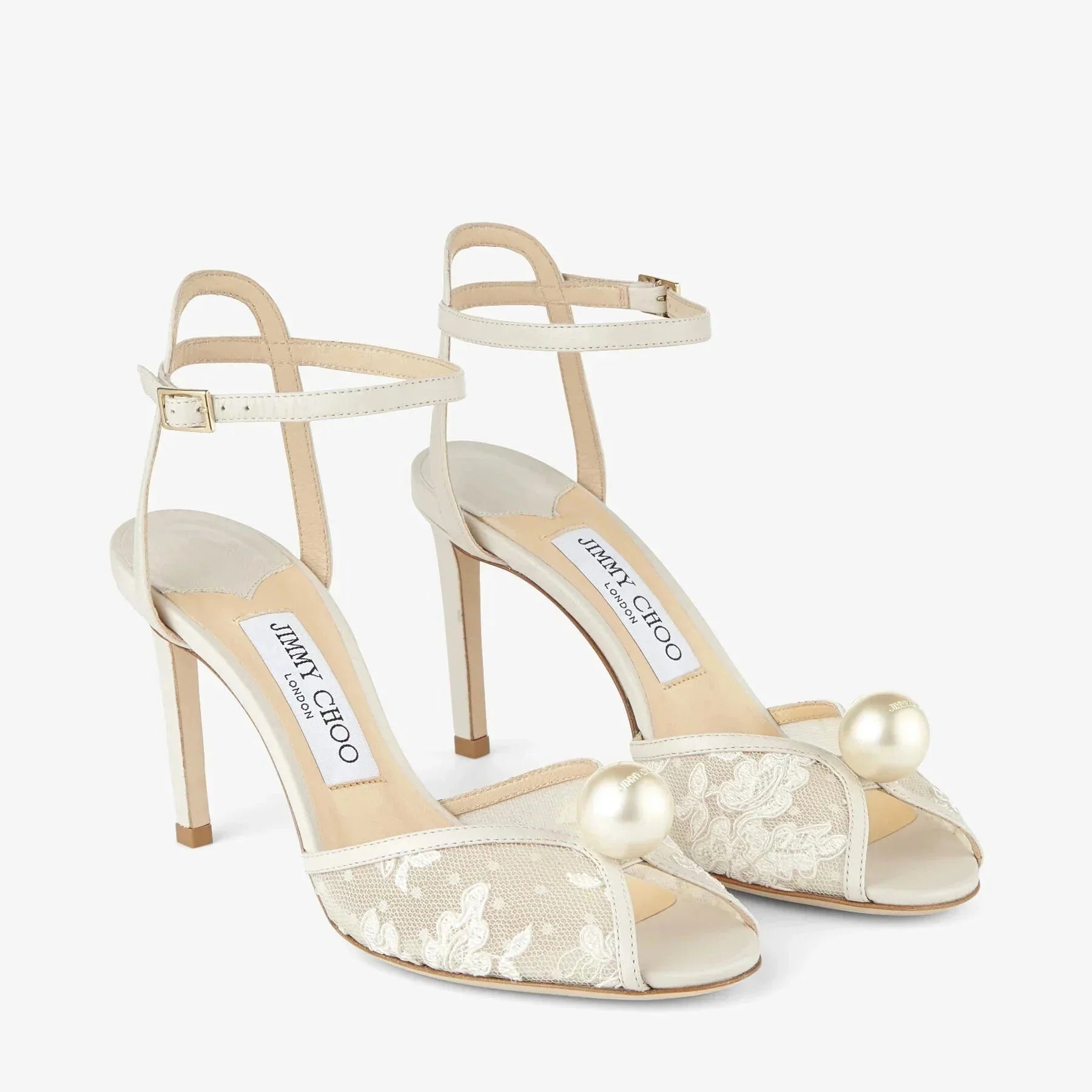 CHOO LACE PEARL HEELS - NV ESSENTIALS