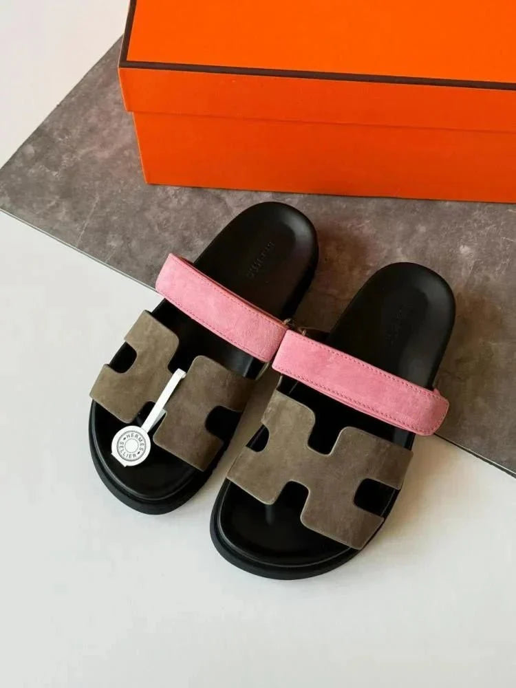 CHYPRE SANDALS GREY PINK - NV ESSENTIALS