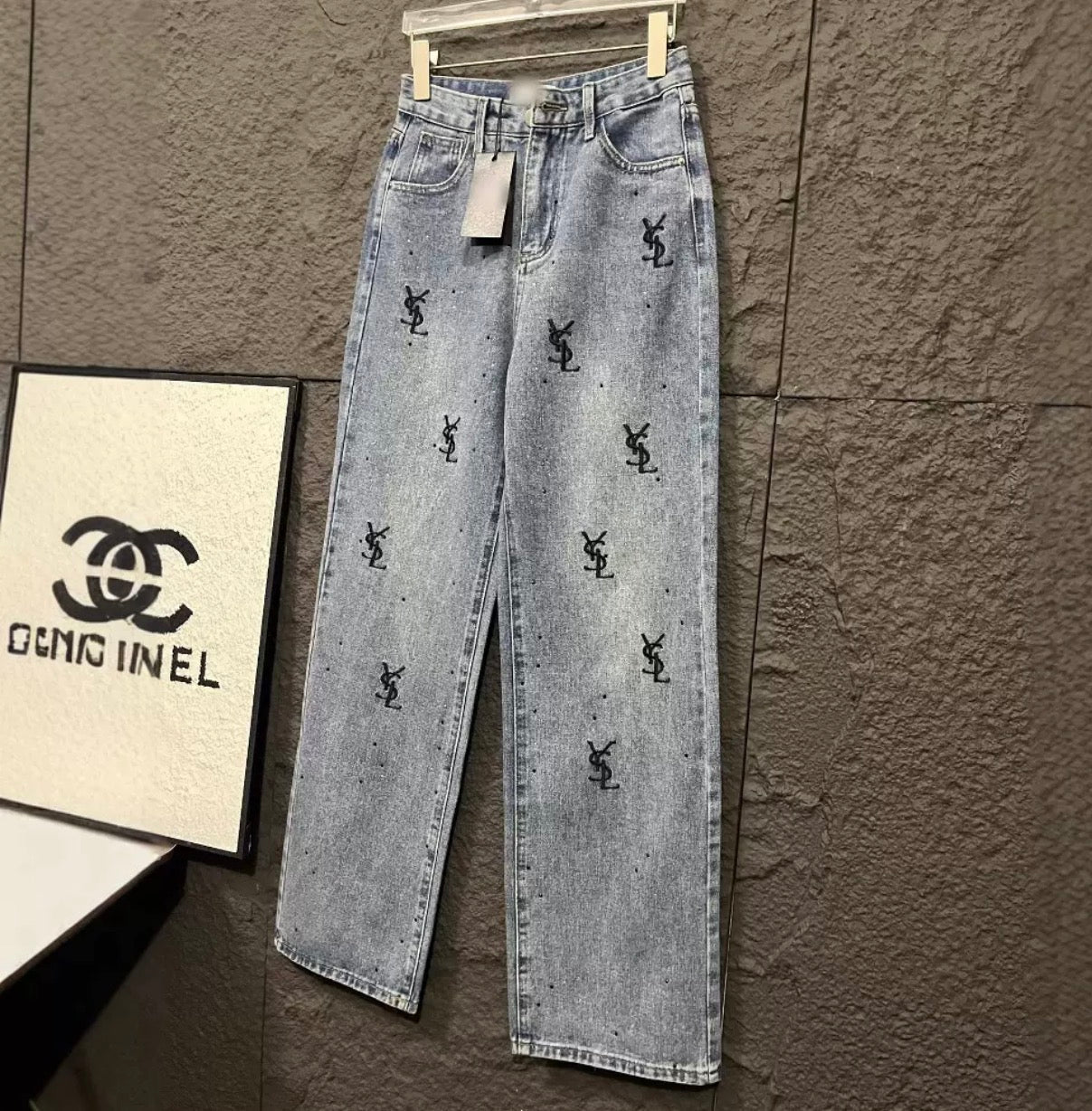 FRONT PATTERN JEANS - NV ESSENTIALS