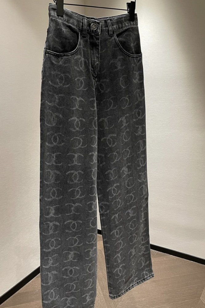 GREY SEQUIN JEANS - NV ESSENTIALS