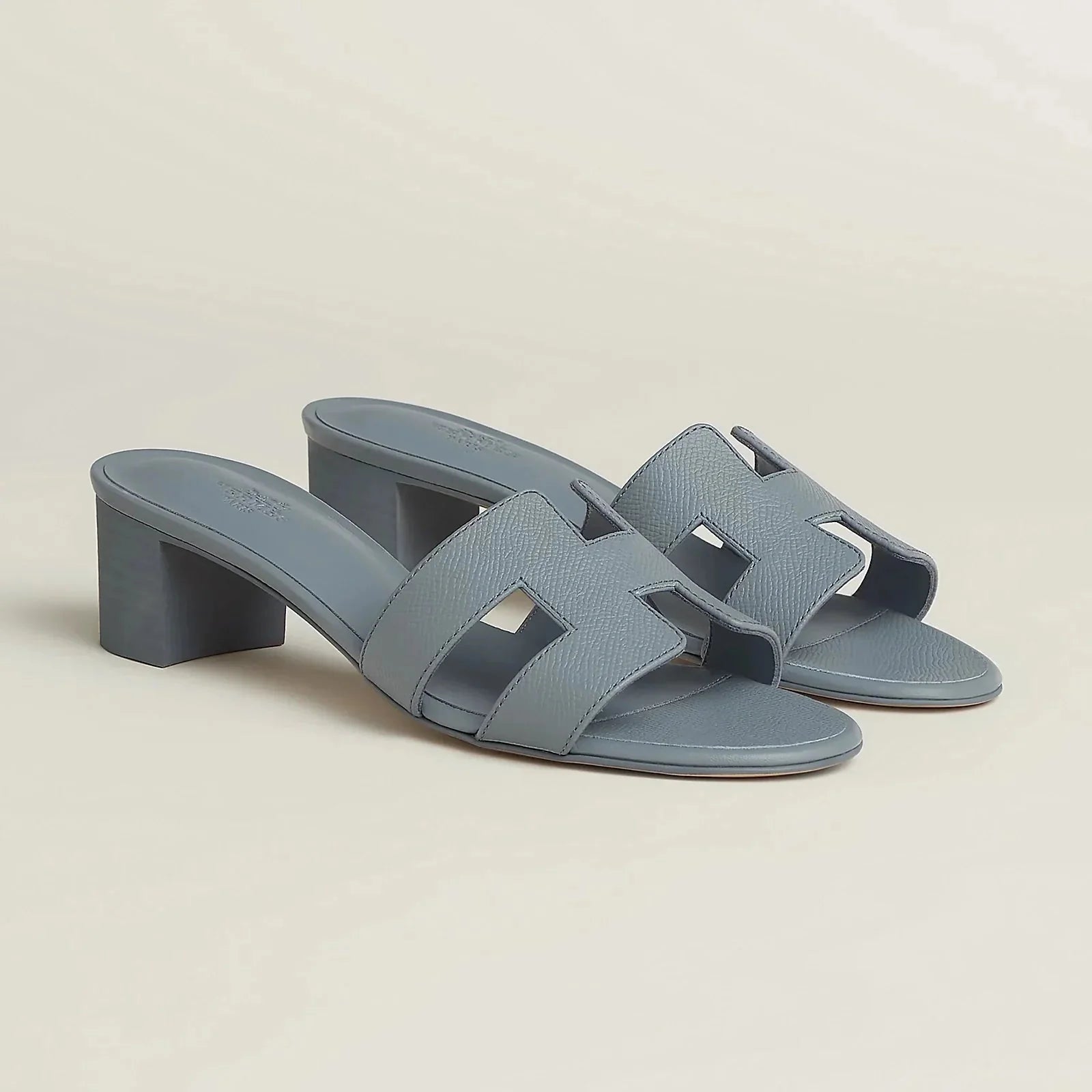 H OASIS HEELED SANDALS BLUE GREY - NV ESSENTIALS