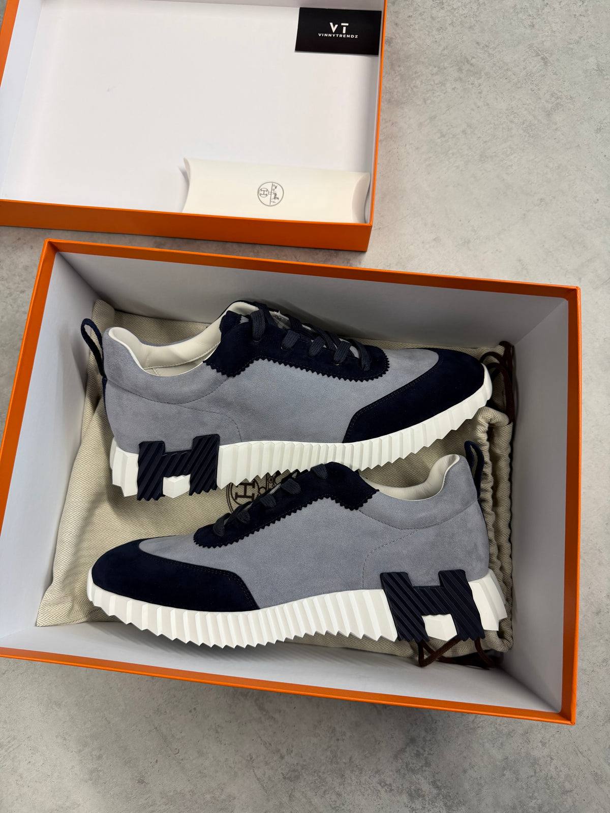Hermes Bouncing Ligh Blue & Navy - NV ESSENTIALS