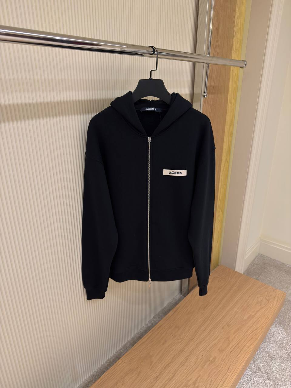 Hoodie Zippé Jacquemus Noir - NV ESSENTIALS