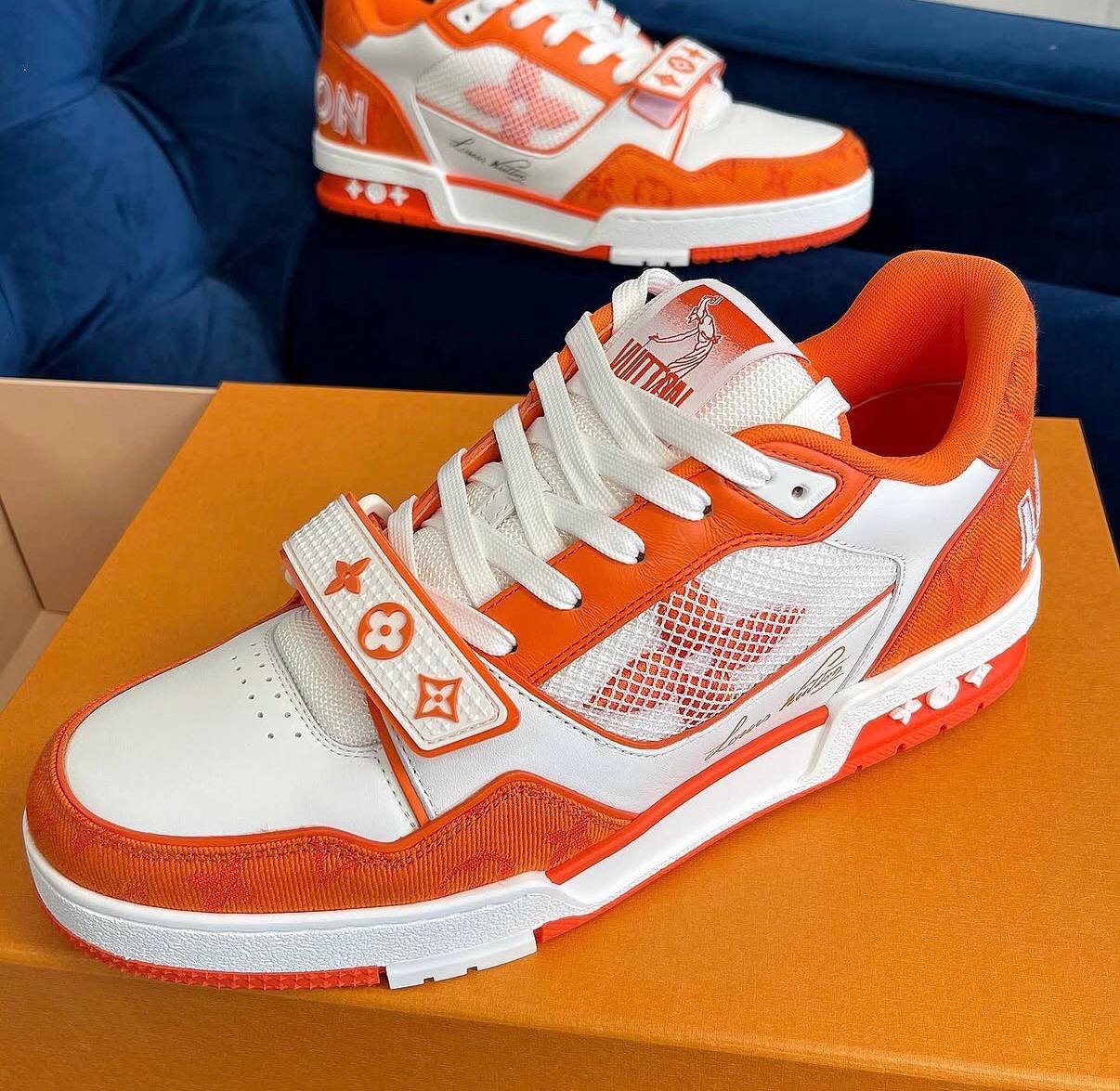 LV Trainers Orange - NV ESSENTIALS