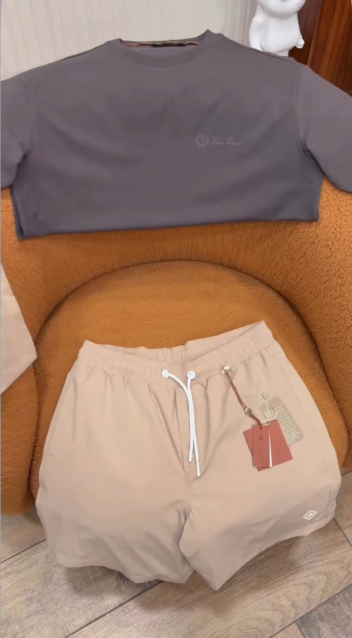 Loro Piana Beige Summer Set