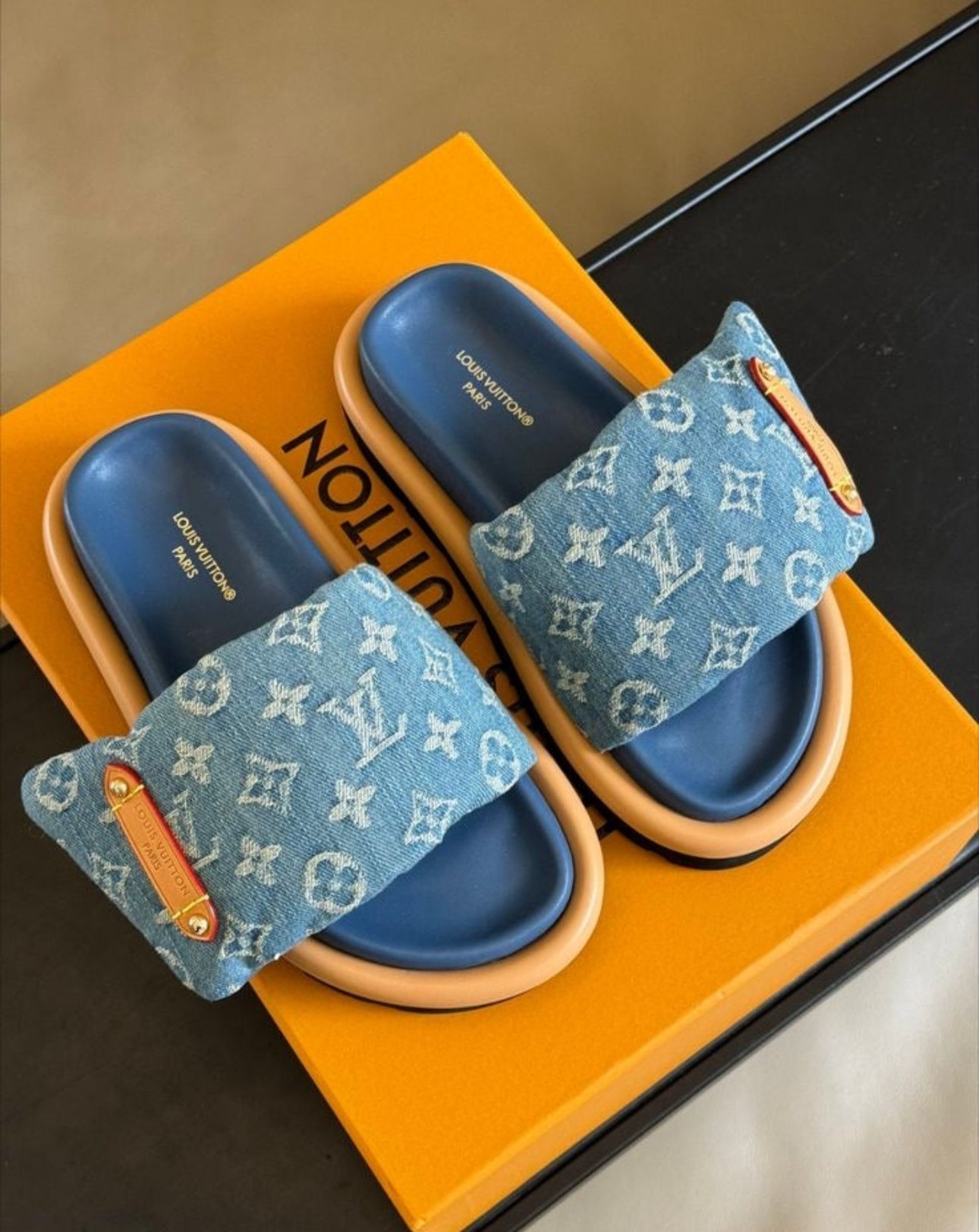 PILLOW MULES DENIM - NV ESSENTIALS