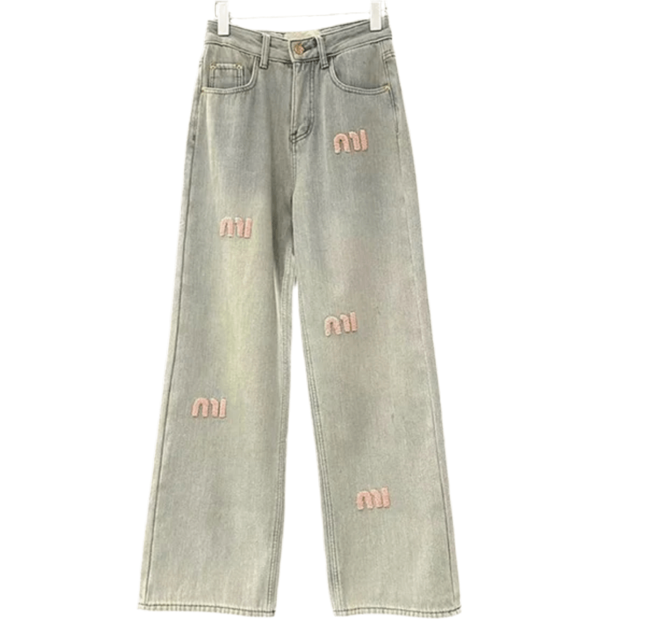 PINK LETTERS JEANS - NV WARDROBE
