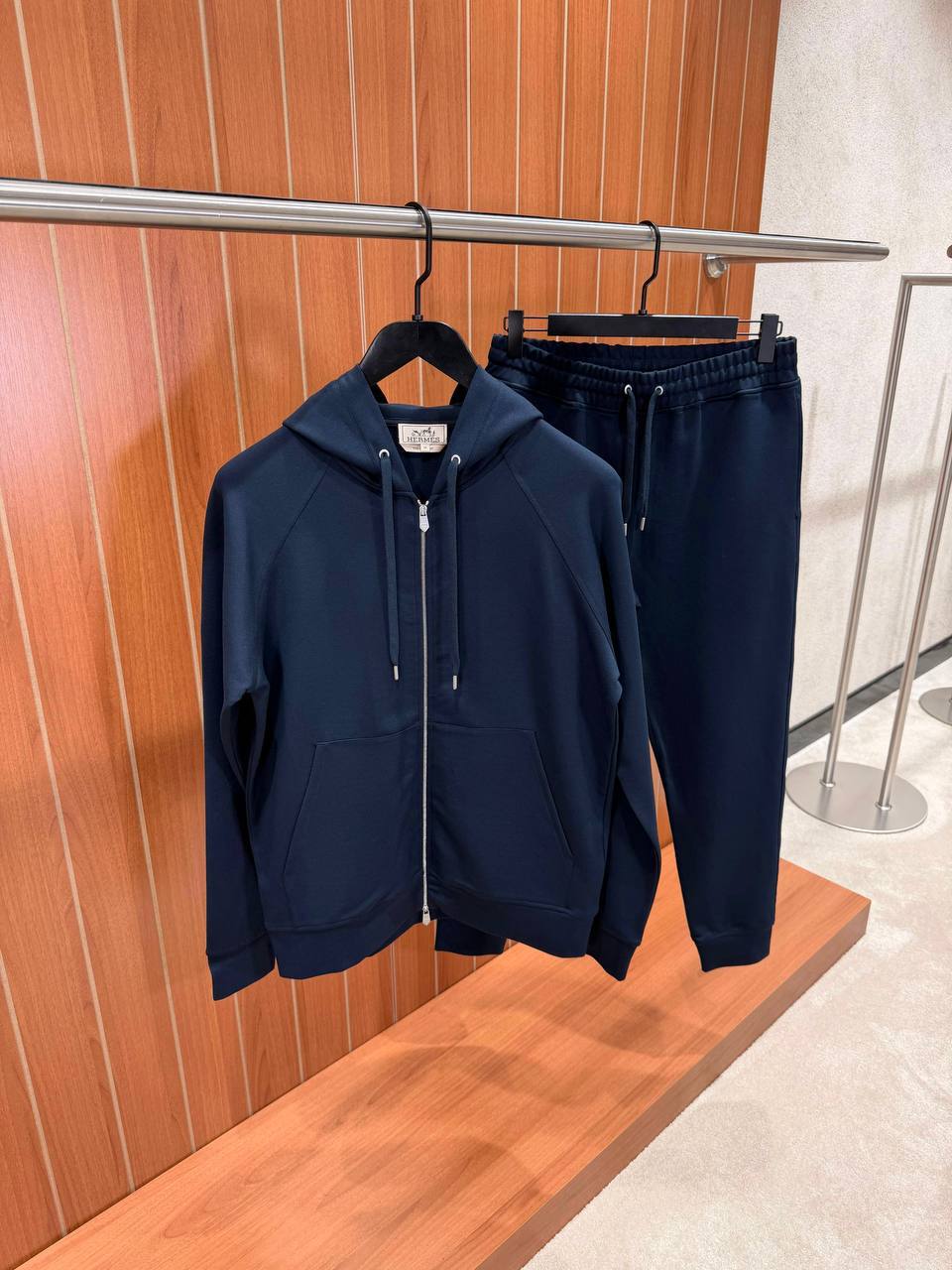 Set Hermès Navy Hoodie Jogger - NV ESSENTIALS
