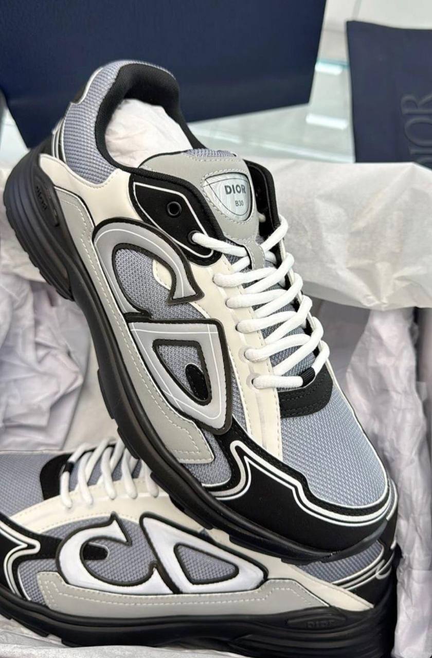 Sneaker Dior B30 Gris/Blanc/Noir - NV ESSENTIALS