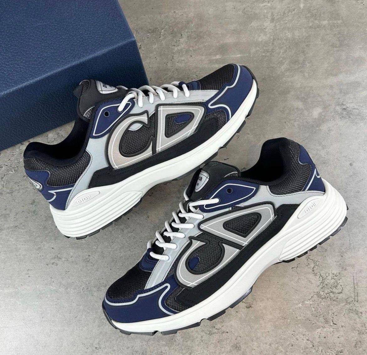 Sneaker Dior B30 Navy/Gris - NV ESSENTIALS