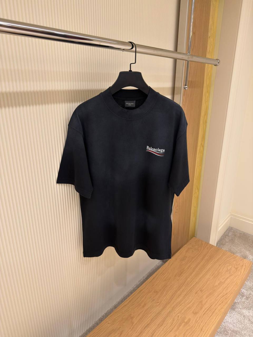 T-Shirt Balenciaga Noir Political Campaign - NV ESSENTIALS